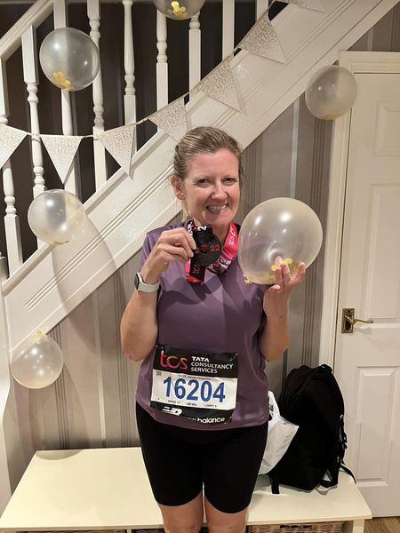 Jennie’s London Marathon hat-trick, for Nathaniel