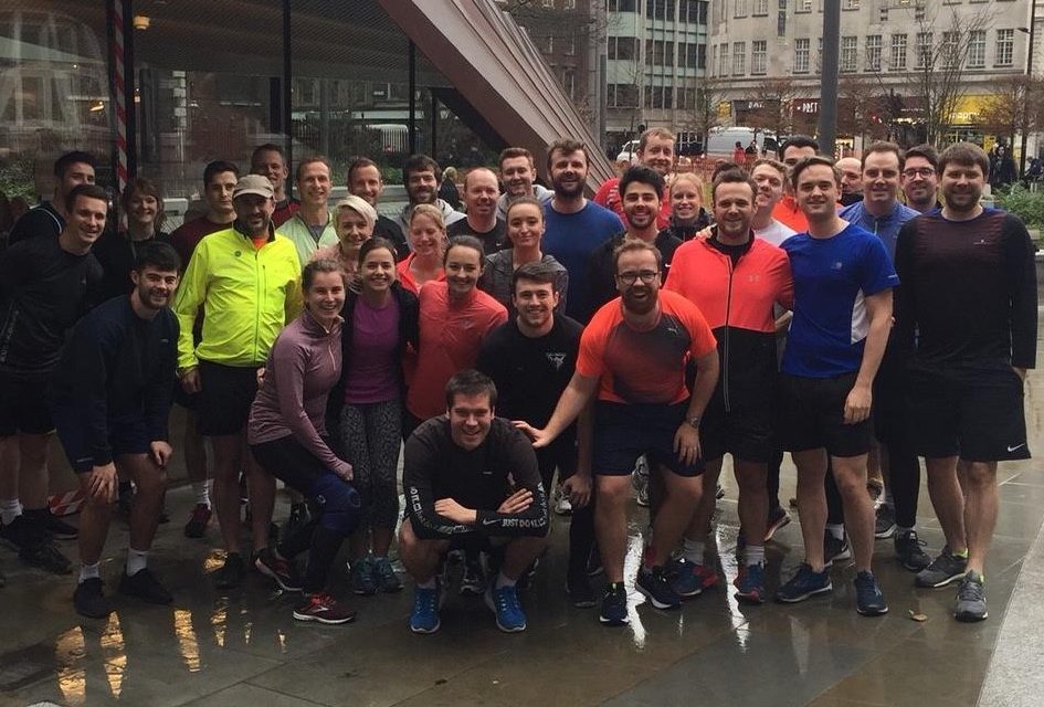 London insurance market runners sacrifice their lunch break to run 5K or 10K for Myotubular Trust!